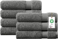 Delara 100% Organic Cotton Towels 650 GSM Plush Feather Touch Quick Dry Bath by Delara