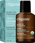 Cliganic Organic Peppermint Essential Oil, 1oz by Cliganic