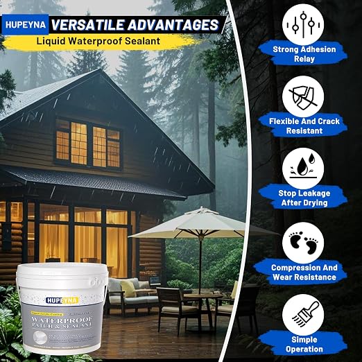 Invisible Waterproof Agent, 1.32 Gal Hupeyna Waterproof Sealant, Waterproofing - Image 5
