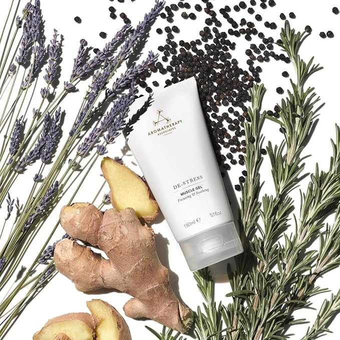 Aromatherapy Associates De-Stress Muscle Gel, Cooling & Warming Massage Gel - Image 2