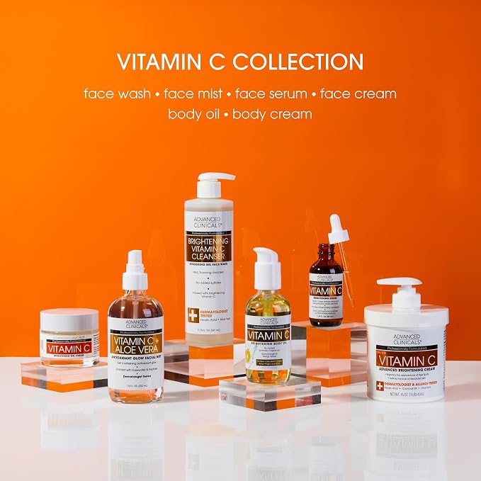 Advanced Clinicals Brightening Vitamin C Body Oil - Image 8
