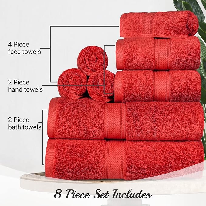 BLUENILEMILLS Madison Egyptian Cotton Towels, Towel Set - Image 6