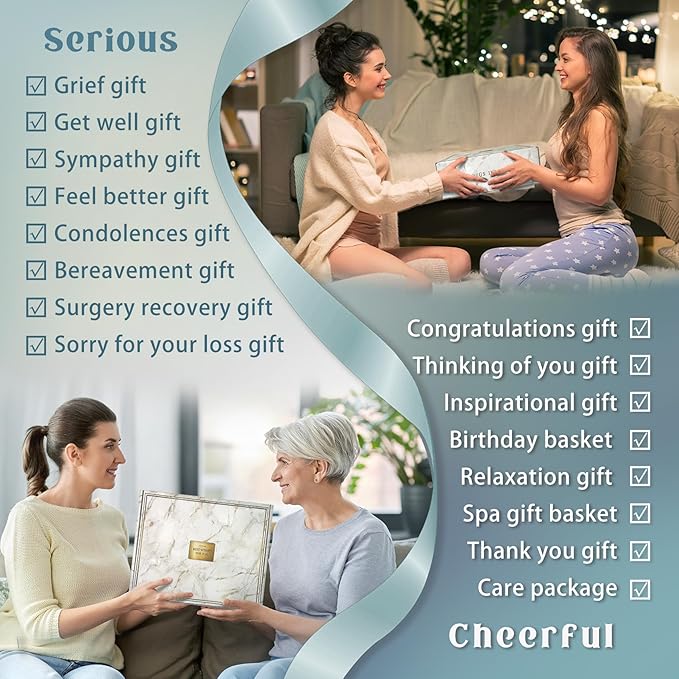 Birthday Gifts for Women Self Care Gifts Get Well Soon Gifts Baskets for Women - Image 3
