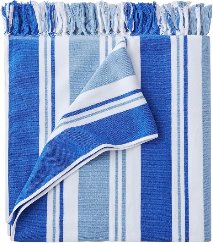 Laguna Beach Textile Co. Striped Cabana Beach Towel by LagunaBeachTextileCompany