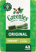Greenies Veterinarian-Recommended Natural Dental Dog Treats Teenie Size by GREENIES