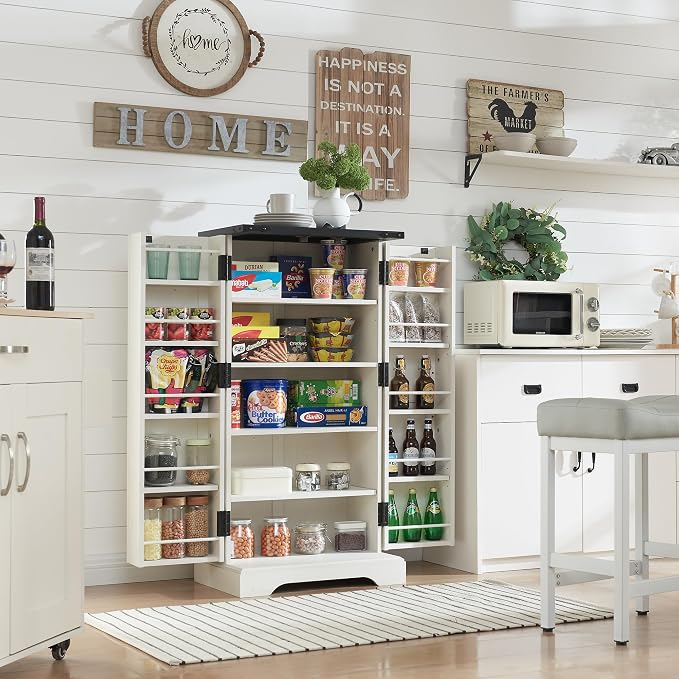 ACCOHOHO 47" Kitchen Pantry, Farmhouse Storage Cabinet - Image 3