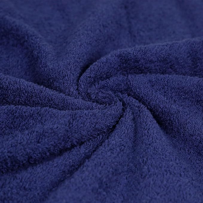 Amazon Basics 6 Piece Oversized Fade resistant Towel set, 100% Cotton towels - Image 6
