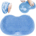 Shower Foot Scrubber Mat with Non-Slip Suction Cups, Exfoliating Foot and Back by Unknown