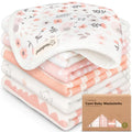 6-Pack Cotton Baby Washcloths for Newborn by KeaBabies