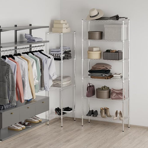 14" Deep x 36" Wide x 86" Height Wire Shelving Kit | 6-Tier | NSF Commercial - Image 2