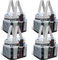 Hillban 4 Pcs Mesh Shower Caddy Portable Large Quick Dry Shower Caddy Basket by Hillban