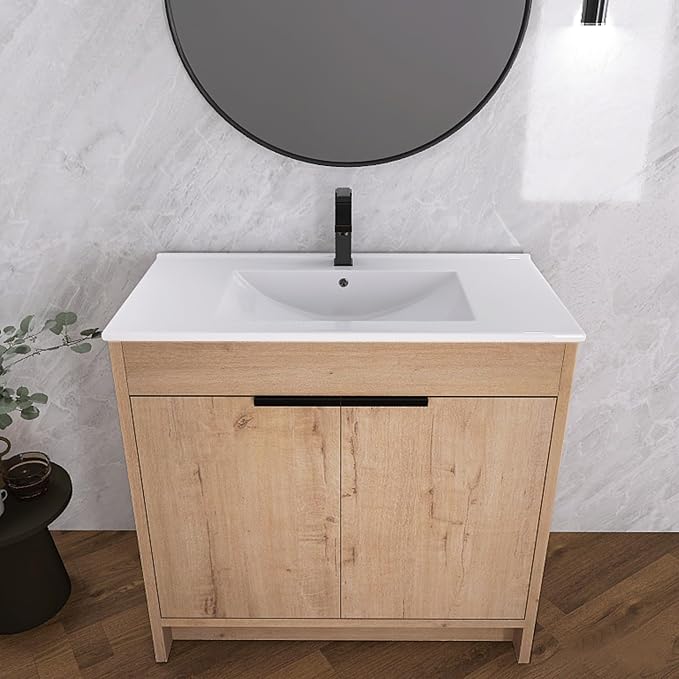 36 Inch Bathroom Vanity with Sink Combo, Freestanding Single Sink Vanity with - Image 6