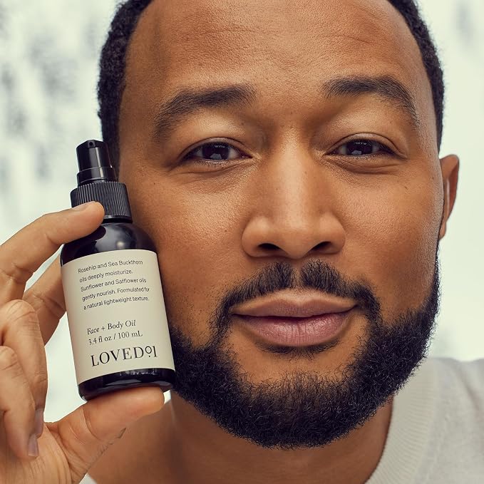 Loved01 Face & Body Oil, John Legend Skincare, Daily Hydration, Lightweight & - Image 5