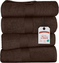 RIVERSIDE 100% Ring Spun Cotton Large Bath Towels Set of 4, 27 x 54 Inches – by RIVERSIDE