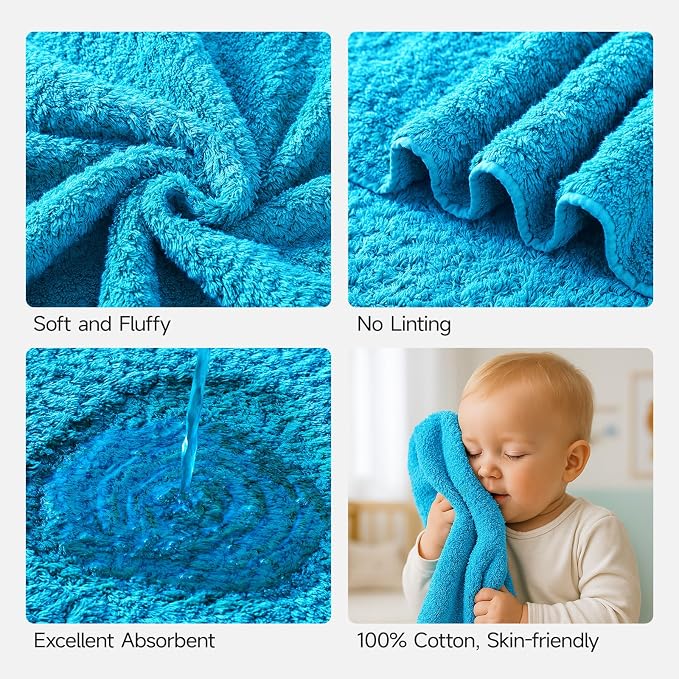REDKISS 2 Piece Luxury Bath Towel Set - Image 4