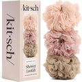 Kitsch Shower Loofah – Soft Mesh Body Scrubber & Bath Sponge by Kitsch