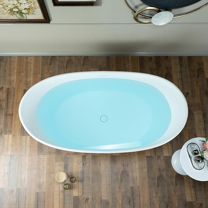 WOODBRIDGE 59 in. x 29.13 in. Stone Resin Luxury Contemporary Solid Surface - Image 7
