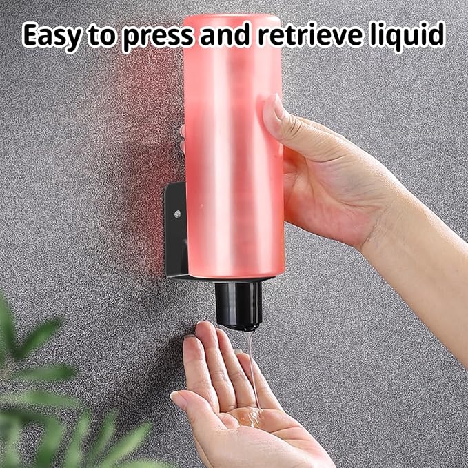 3Pcs Resizable Soap Bottle Dispenser Holder Wall Mount - Image 2