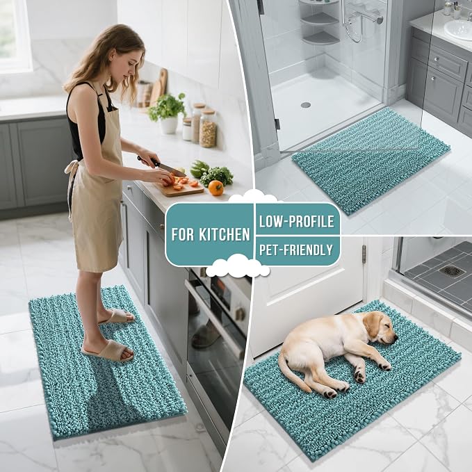 Yimobra Bathroom Rugs Non Slip Washable 24x17 Inch - Image 7