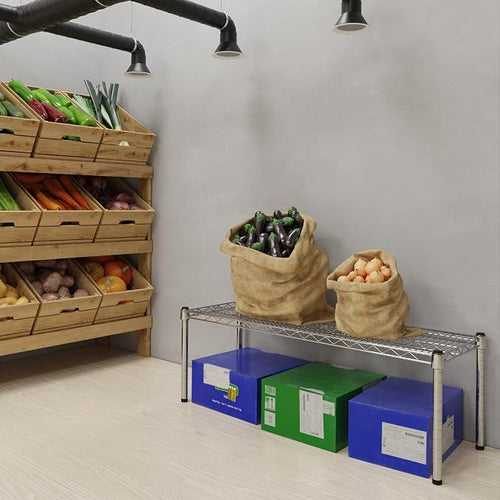 14" Deep x 42" Wide x 14" Height Wire Shelving Kit | 1-Tier | NSF Commercial - Image 2