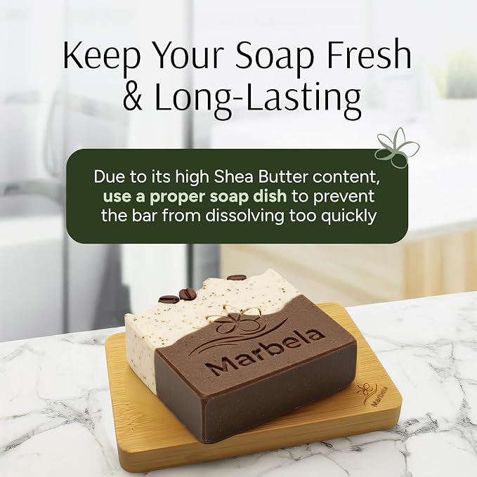 Marbela Cosmetics Cozy Cappuccino Handmade Soap Bar - Image 5