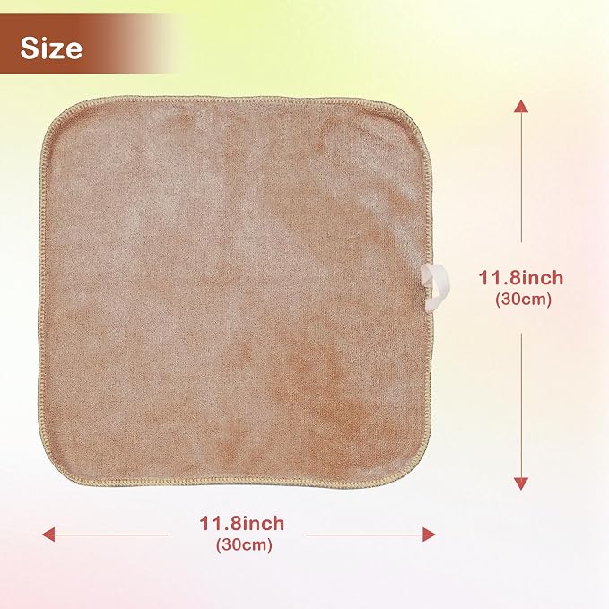 Nugilla Makeup Remover Cloth 12 x 12 Inch, Reusable Makeup Remover Towels - Image 5