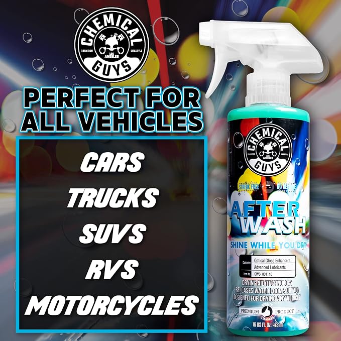 Chemical Guys CWS_801 After Wash Sprayable Gloss Boosting Car Wash Drying Aid - Image 6