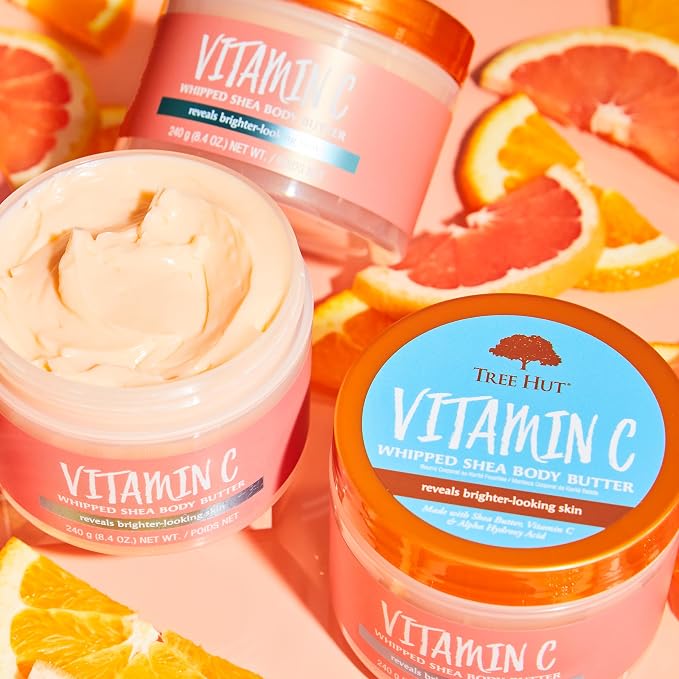 Tree Hut Vitamin C Whipped Shea Body Butter, Lightweight, Long-lasting - Image 4