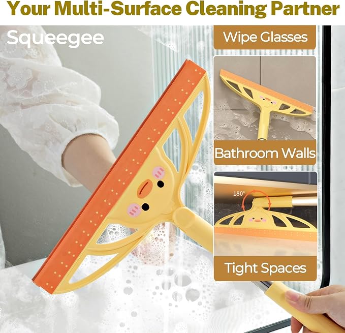 3-in-1 Bath&Kitchen Cleaning Set, Waterproof Bag, Hair Catcher, Suction Cup - Image 3