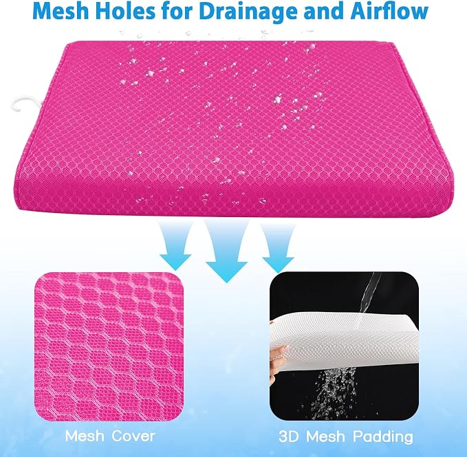 AEROiVi Shower Seat Cushion for Shower Chairs, Transfer Benches in Bathtub - Image 2
