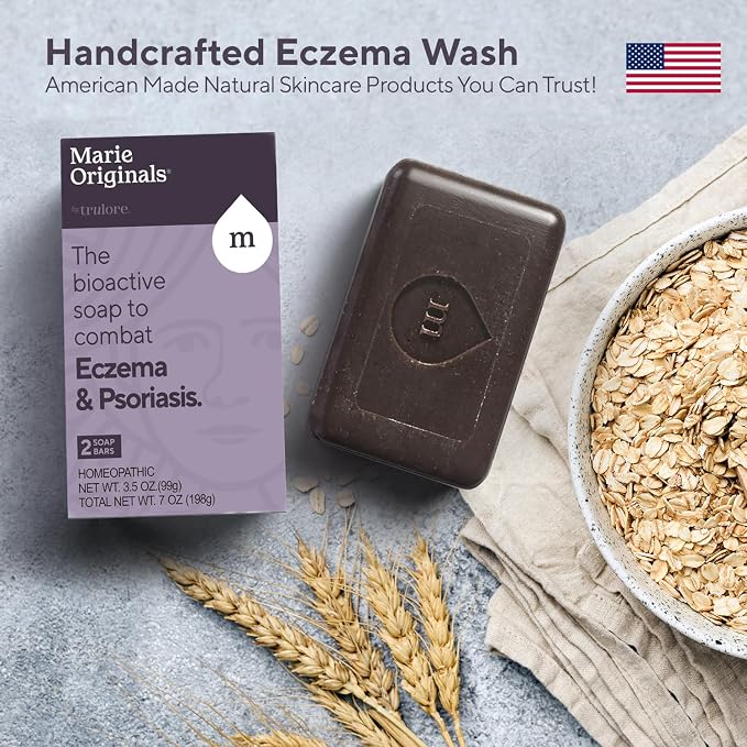 Marie Originals Eczema Face Soap Body Wash Bar – All Natural Psoriasis - Image 7