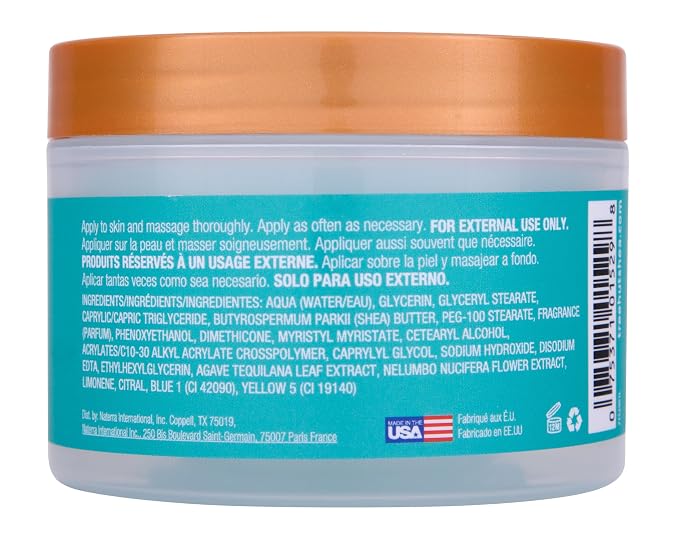 Tree Hut Lotus Water Whipped Shea Body Butter, Long-lasting Hydration Leaves - Image 3