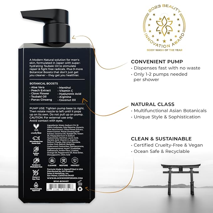 Blackwood For Men Pure Moisture Body Wash - Image 2