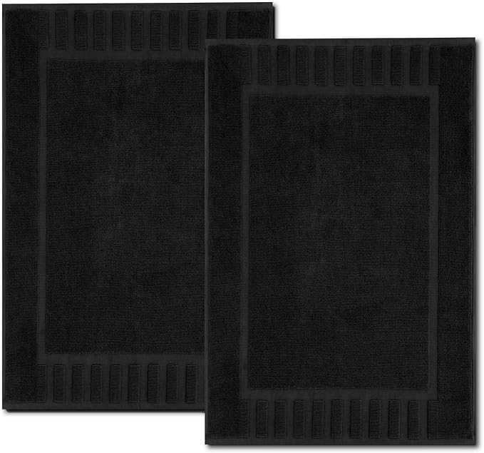 White Classic Luxury Bath Mat Floor Towel Set by WhiteClassic