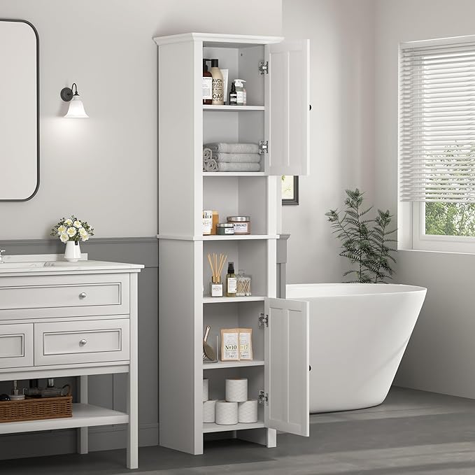 Tall Bathroom Storage Cabinet - Image 7