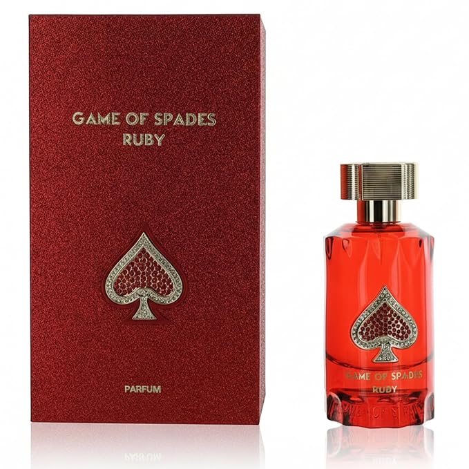Jo Milano Game of Spades Ruby Parfum Spray | 3.4 oz | Fruity, Saffron Scent | by JoMilanoParis