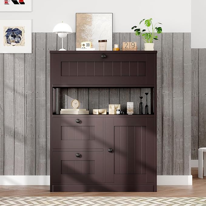 Bathroom Cabinet, Modern Bathroom Floor Storage Cabinet Organizer - Image 8
