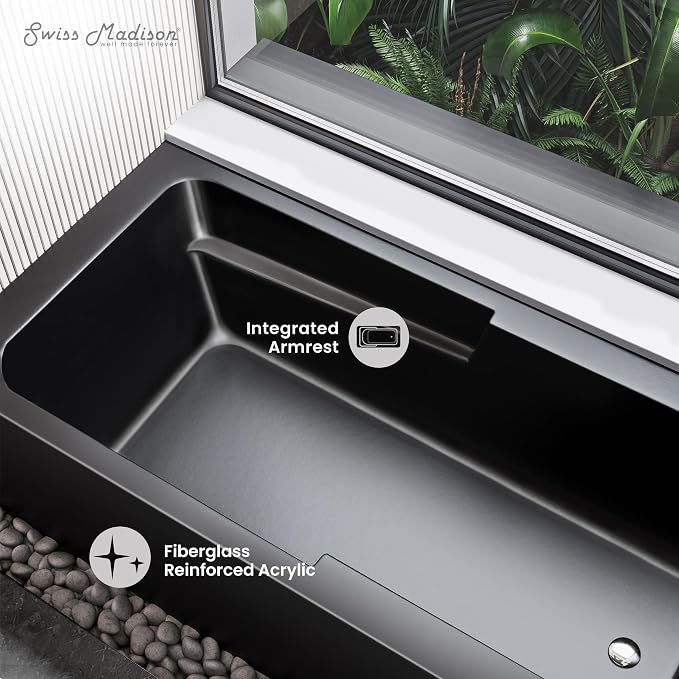 Swiss Madison Well Made Forever SM-AB540MB Voltaire Skirted Alcove Bathtub - Image 4