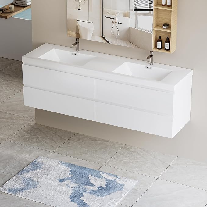 72" Floating Bathroom Vanity - Image 9