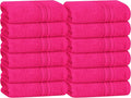 BOUTIQUO Ultra Soft Cotton Washcloths, Contains 12 Piece Face Cloths 12x12 inch by BOUTIQUO