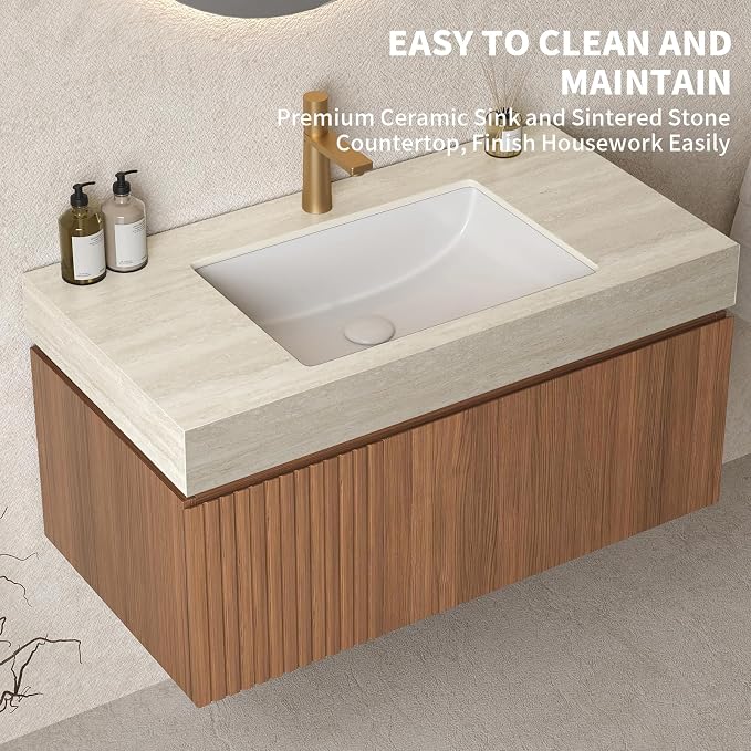 LKTART Floating 36 Inch Bathroom Vanity - Image 3