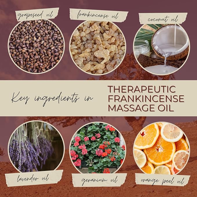 Essentially KateS Frankincense Massage Oil 8 Fl Oz - Image 7