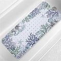 Seahorse Bathtub Mat Non Slip for Kids 40x16in Extra Long Anti Slip Bath Mat by Denifeiya