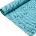 Bathtub Mat Non Slip Blue 36” X 17” Shower Mat Soft Foam Bath Mats by DwellAid