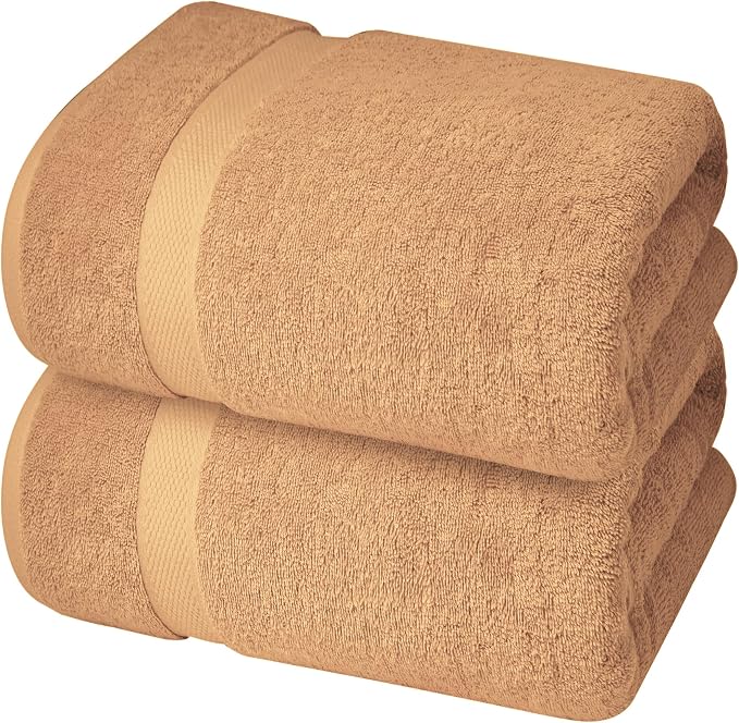 Infinitee Xclusives– Luxury Bath Sheets Towels – 2 Pack 600 GSM– 100% Ring Spun - Image 8