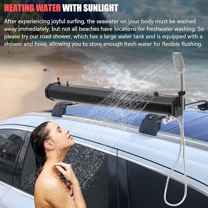 Pressurized Water Tank for Camping Shower, Portable Camping Showerhead Handheld - Image 6