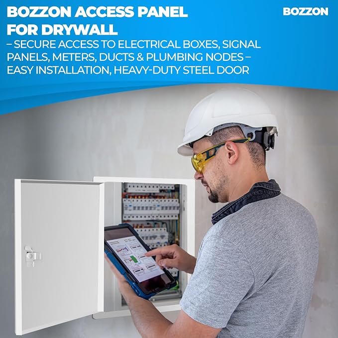 BOZZON Access Panel for Drywall 6 x 6 inch – Metal Door - Image 7