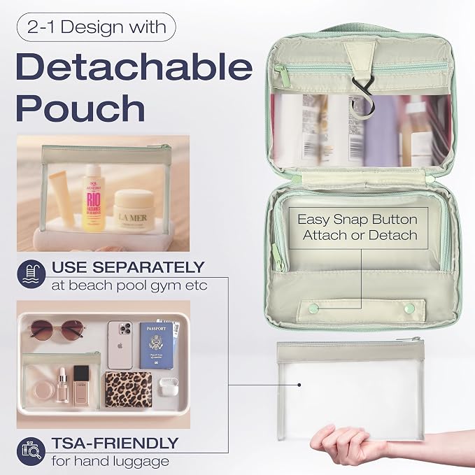 KAZAY Hanging Toiletry Bag - Image 4
