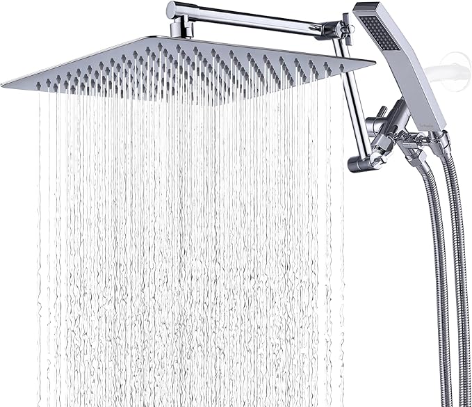 G-Promise All Metal 12 Inches Rainfall Shower Head by G-Promise