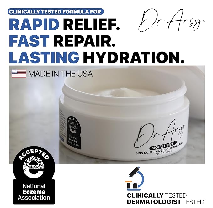 Eczema Cream for Adults & Kids – Hypoallergenic Barrier Repair Moisturizer - Image 2